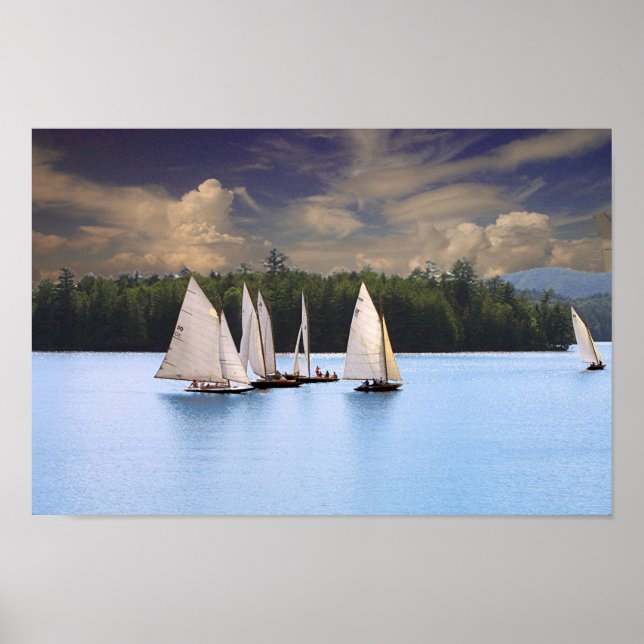 Póster Barcos de vela (Frente)