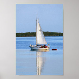 Póster Barcos de vela laterales