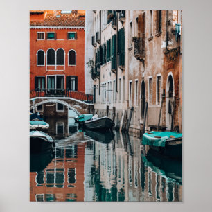 Póster Barcos de Venecia