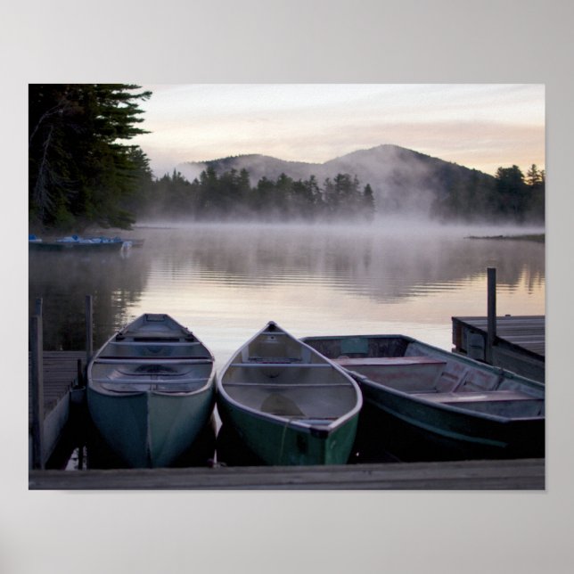 Póster Barcos en el Poster Lake Placid (Frente)