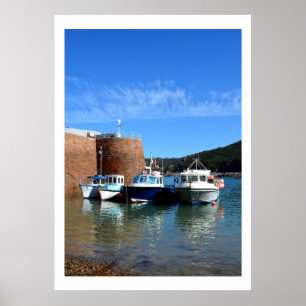 Póster Barcos pesqueros de la Nuez de Bonne