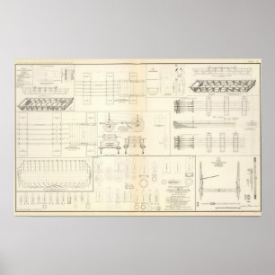 Póster Barcos, puentes, vagones, proyectiles