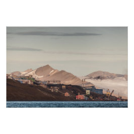 Póster Barentsburg Svalbard