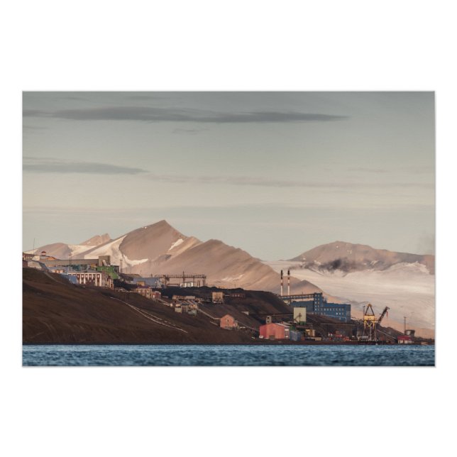 Póster Barentsburg Svalbard (Anverso)
