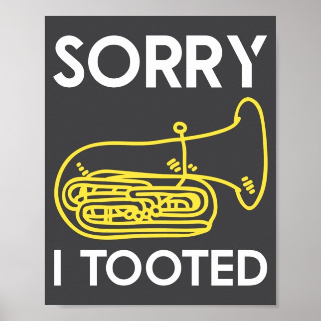 Póster Baritone Definition Funny Orchestra Singer  (Frente)