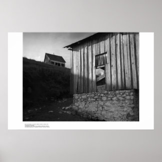 Póster Barn and Stonework, marzo de 1962