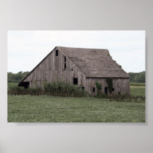 Póster Barn de campo