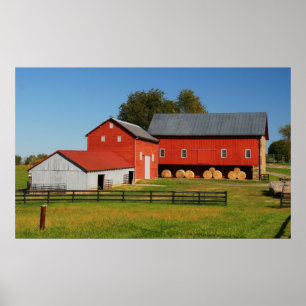 Póster Barn de campo
