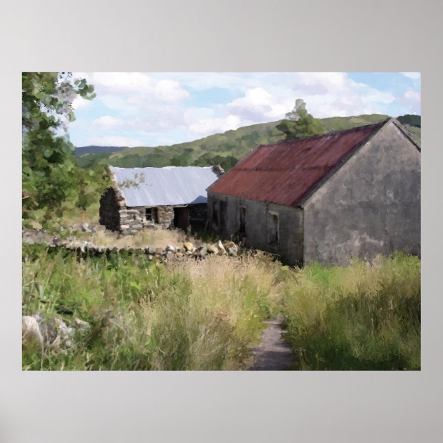 Póster Barn irlandés de Potters (Frente)