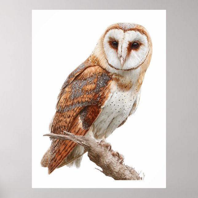 Póster Barn Owl Print, Value Poster Paper (Semi-Gloss) (Frente)