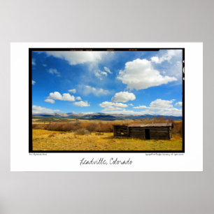 Póster Barn & Sky, Leadville, Colorado