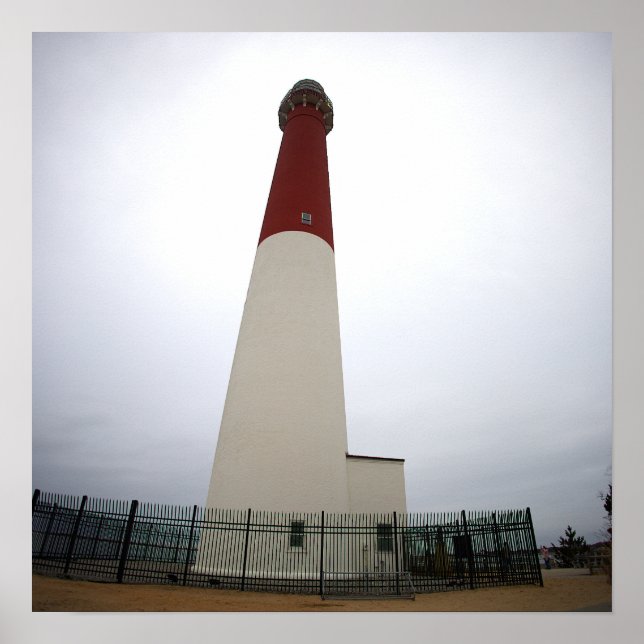 Póster Barnegat Light Lighthouse Photo Poster (Frente)