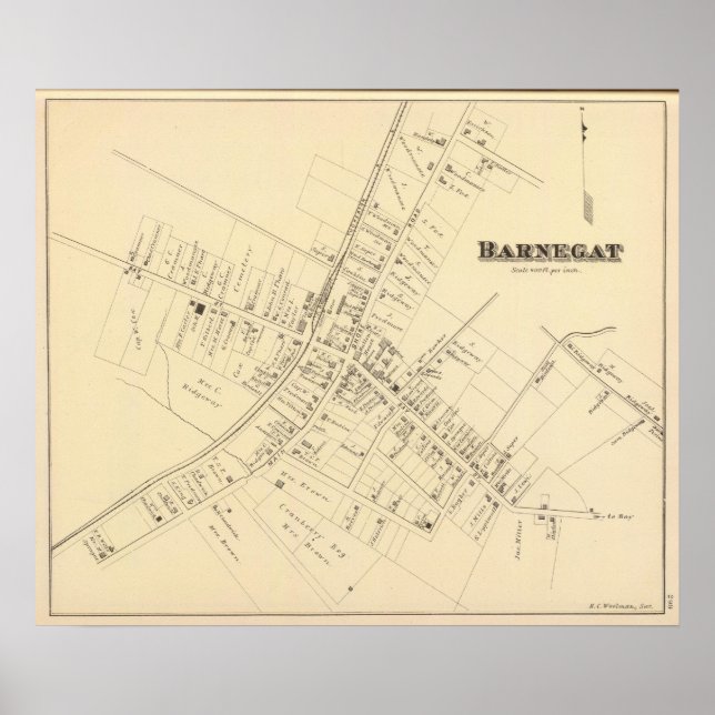 Póster Barnegat, Nueva Jersey (Frente)