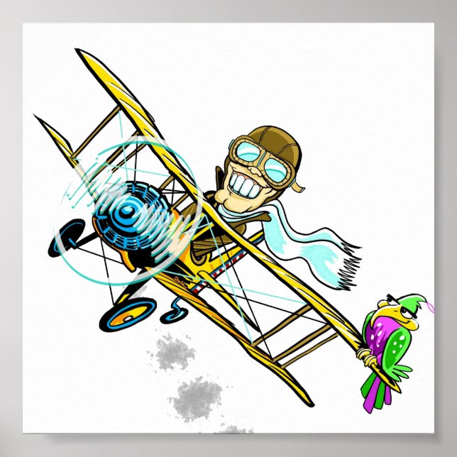 Póster Barnstormer Bob and Bird (Frente)