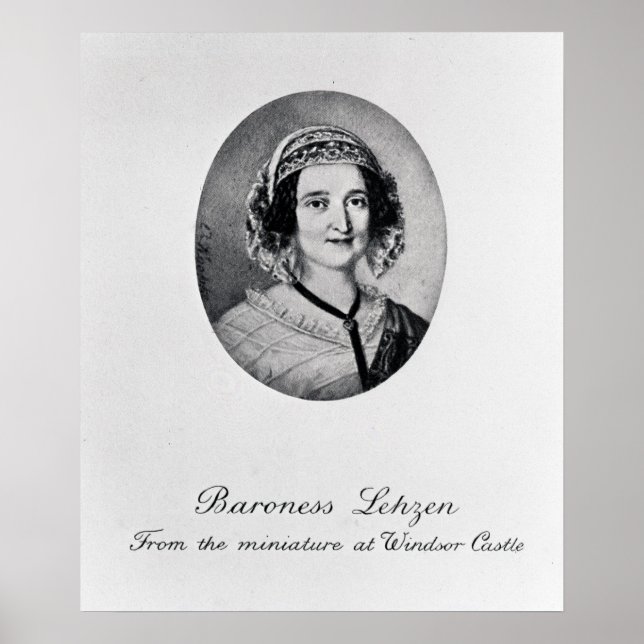 Póster Baroness Louise Lehzen (Frente)