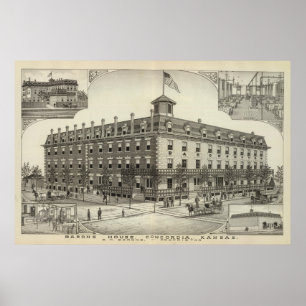 Póster Barons House, Concordia, Kansas