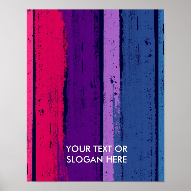 PÓSTER BARRA BISEXUAL DE ORGULLO (Frente)