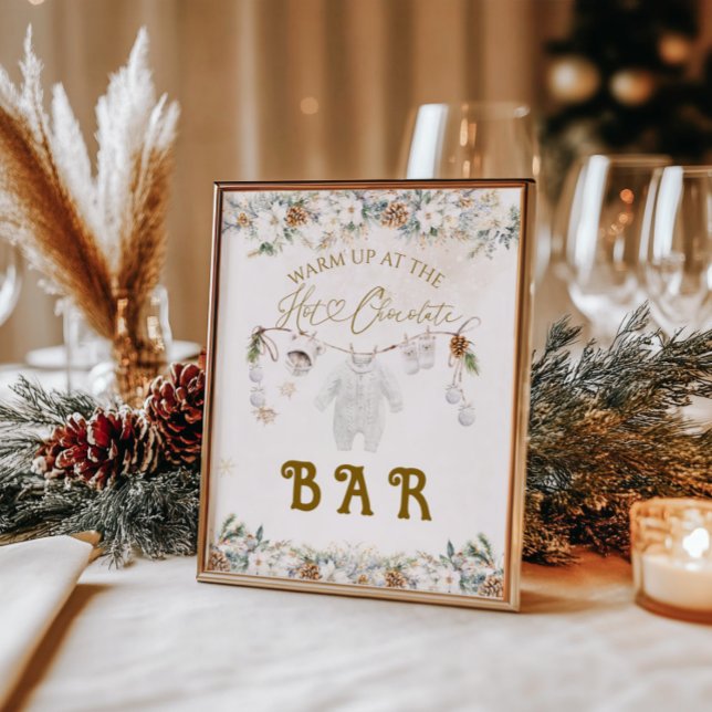 Póster Barra de Baby Shower de la línea de ropa fría exte (Subido por el creador)