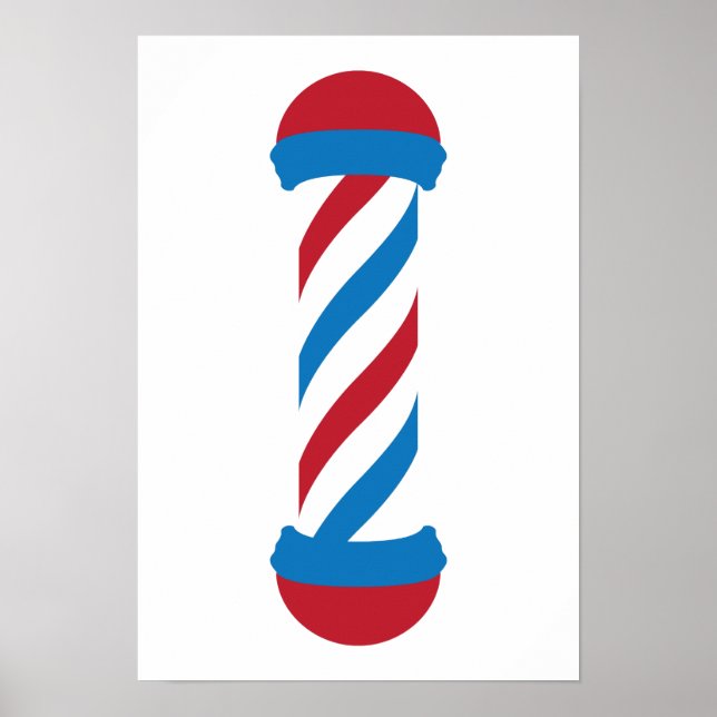 Póster barra de barberos (Frente)