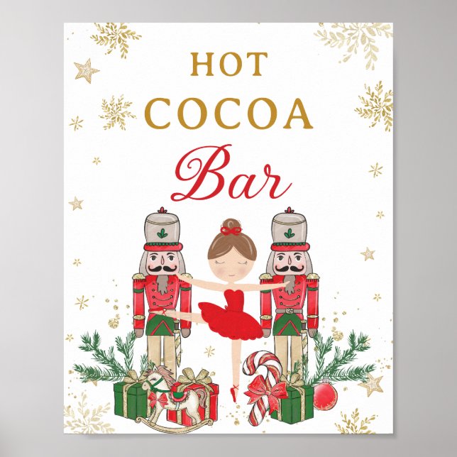 Póster Barra de cacao caliente de invierno Onederland Cas (Frente)