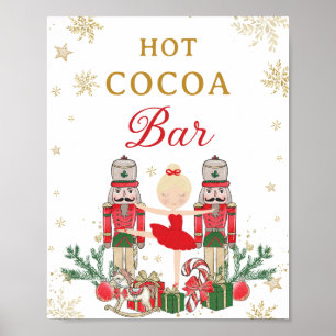 Póster Barra de cacao caliente de invierno Onederland cas