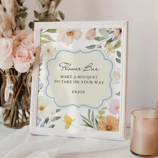 Póster Barra de flor floral Pastel (Subido por el creador)