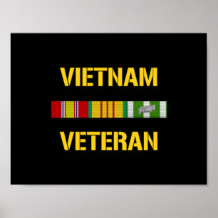 Póster Barra de la cinta del veterano de Vietnam