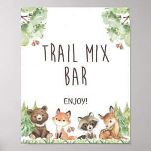 Póster Barra de mezcla de trazos Fiesta Rótulo animales d