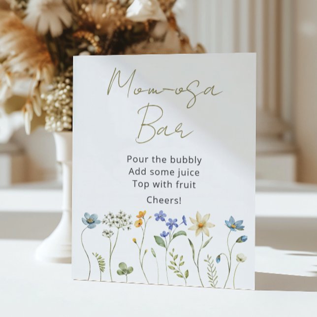 Póster Barra de Momosa Neutral Floral Floral (Subido por el creador)