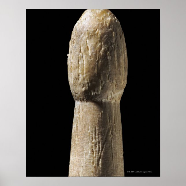 Póster Barra de tambor de madera usada (Frente)