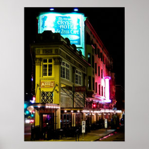 Póster Barra del anexo en Portland Oregon