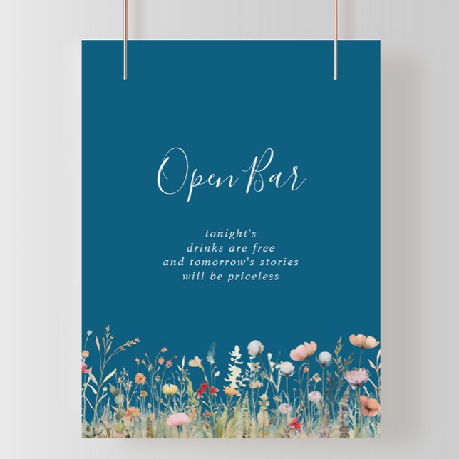 Póster Barra Libre de Boda Silvestre Boho Feliz de Marina (Subido por el creador)