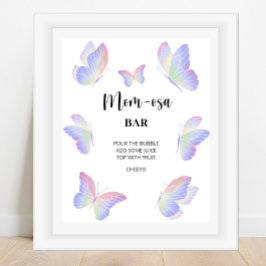 Póster Barra Mariposa \ Mum-osa