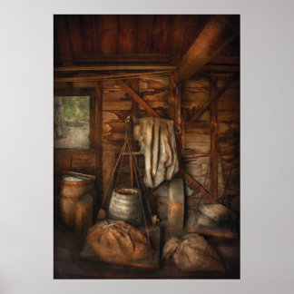 Póster Barra - Pesar el lúpulo