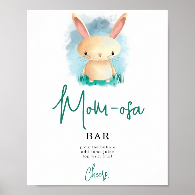 Póster barra Simple Bunny mOM-osa  (Frente)