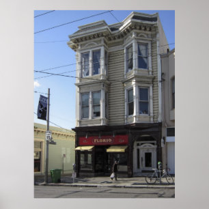 Póster BARRA y CAFÉ - SAN FRANCISCO de FLORIO