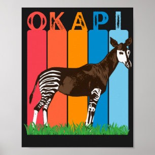 Póster Barras coloridas para fans de Okapi 