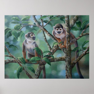 Póster "Barras de mono "