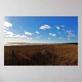 Póster Barrera al mar