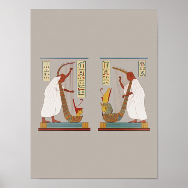 Póster Barreras de Ramsés III Egipto antiguo (Frente)
