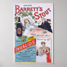 Póster Barretts Stout Vintage Advertising