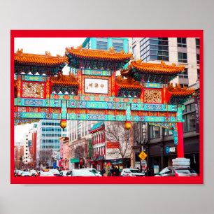Póster Barrio Chino en Washington DC.
