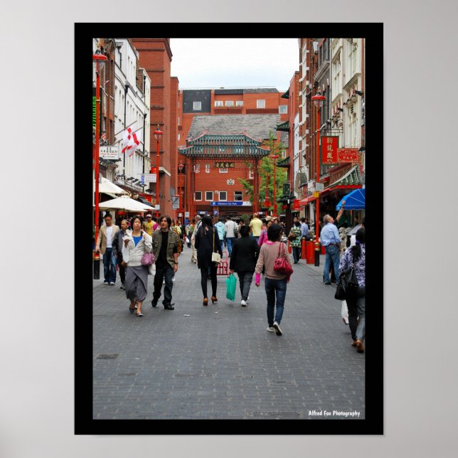 Póster Barrio Chino Londres (Frente)