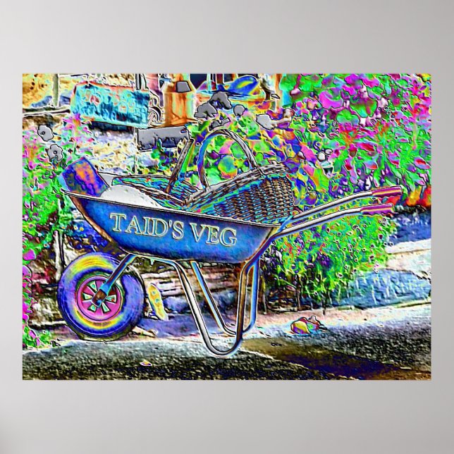 PÓSTER BARRIO DE RUEDAS DE ABUELA (Frente)