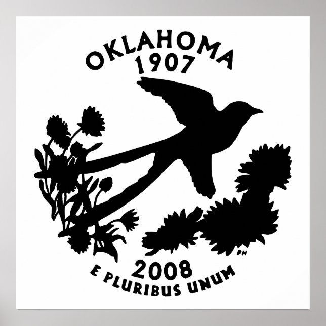 Póster Barrio Estatal de Oklahoma (Frente)