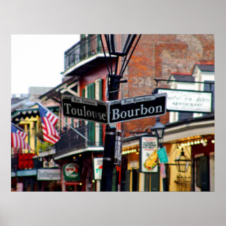 PÓSTER BARRIO FRANCÉS DE NUEVA ORLEANS