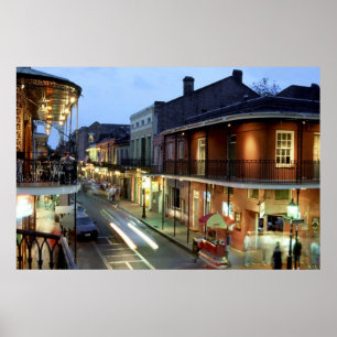 PÓSTER BARRIO FRANCÉS DE NUEVA ORLEANS