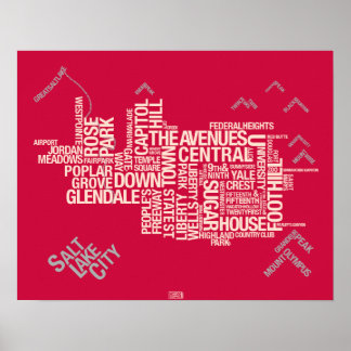 Póster Barrios de Salt Lake City