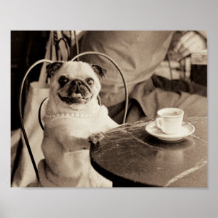 Póster Barro amasado del café