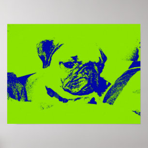 Póster Barro amasado Poster-Verde